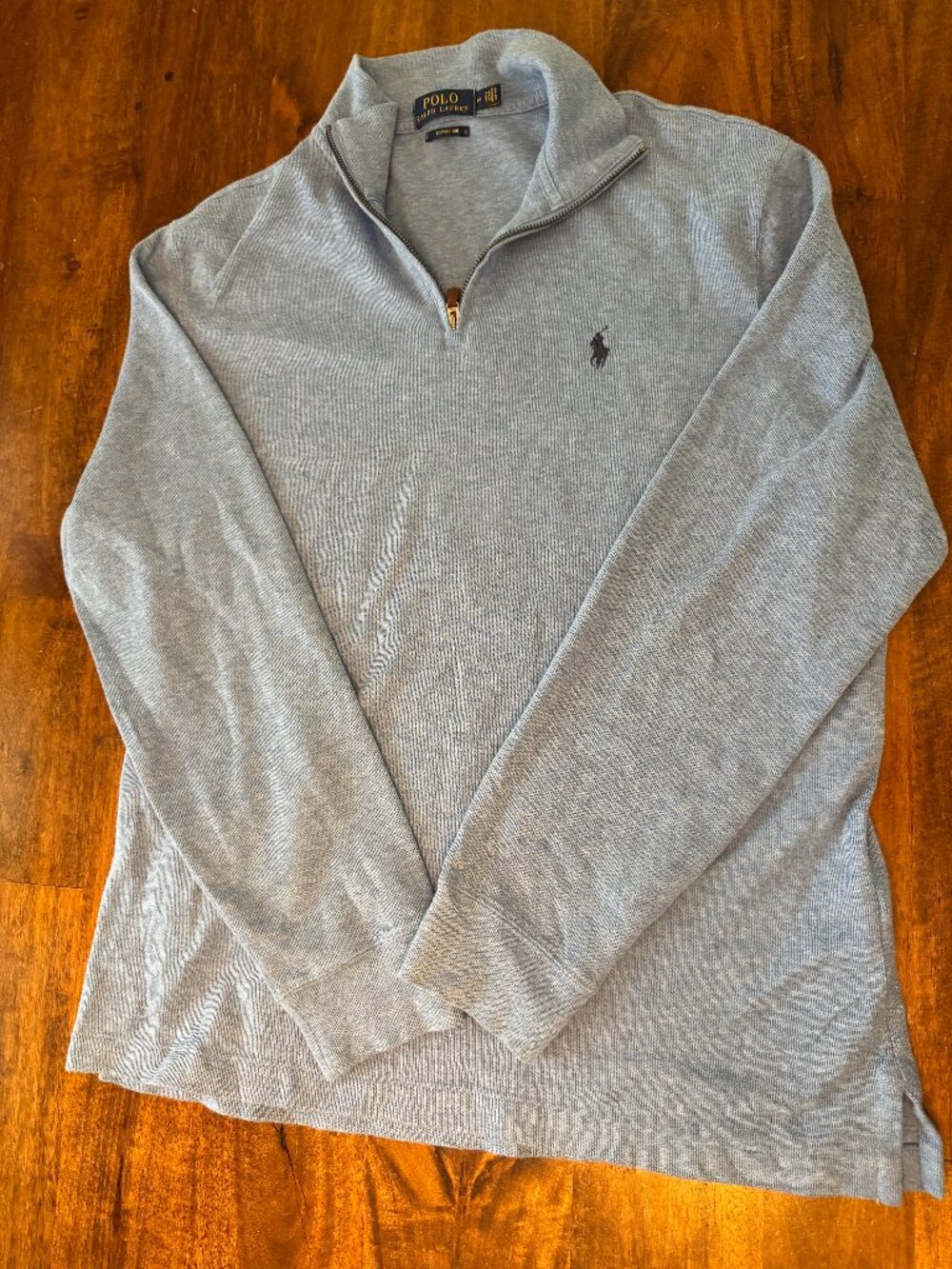 Polo Ralph Lauren Estate-Rib Quarter-Zip Pullover – Men's Medium